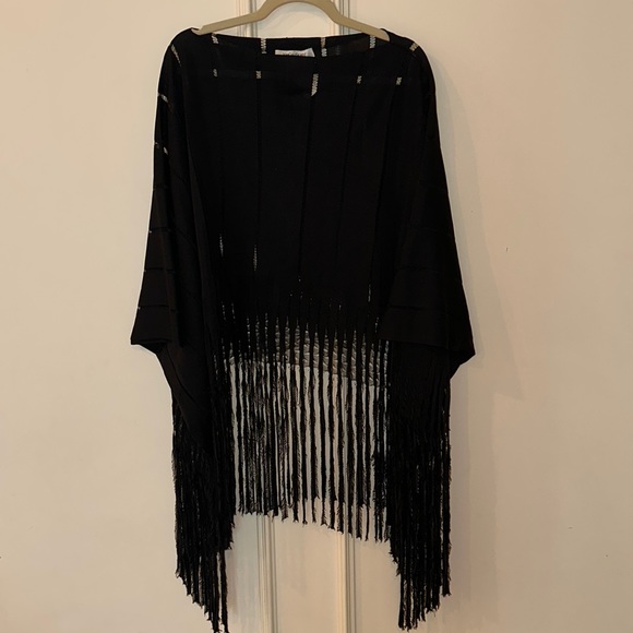 NWT Rare Tom Ford for Yves Saint Laurent YSL S/S 2002 Silk Poncho Cape one size - Picture 4 of 13